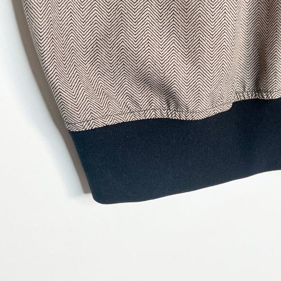 Zero Restriction Golf Outerwear Chevron Pullover Vest Shirt Beige Tan Black - Picture 9 of 12